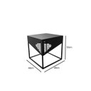 Ver imagem 3 de Mesa Lateral 48cm Campinas Leme Preto