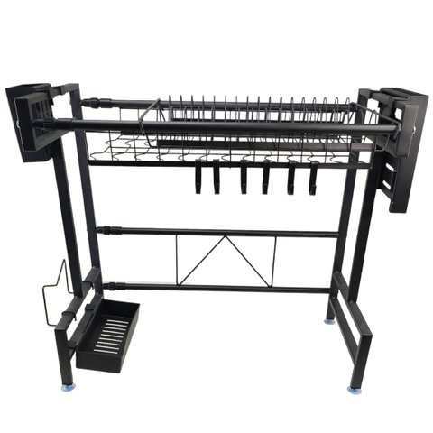 Cozinha Modular Suspensa Escorredor Organizador Ajustavel Pia Bancada Louça Prato Copo Utensilios Pr
