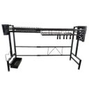 Ver imagem 2 de Cozinha Modular Suspensa Escorredor Organizador Ajustavel Pia Bancada Louça Prato Copo Utensilios Pr