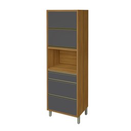 Paneleiro 2 Portas 3 Gavetas Baronesa 100% Mdf - 6 Paneleiro 2 Portas 3 Gavetas Baronesa 100% Mdf - 6