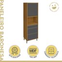 Ver imagem 2 de Paneleiro 2 Portas 3 Gavetas Baronesa 100% Mdf