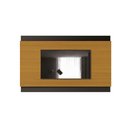 Ver imagem 3 de Rack com Painel Legacy 2,00m Tv 75 Polegadas Ripado Lateral "grécia" 2.0 Cor:cedro/preto