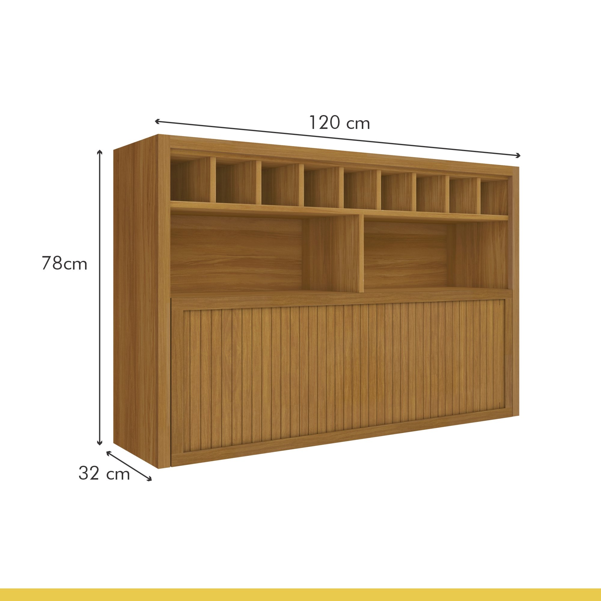 Cozinha Modulada 5 Peças Ripado Baronesa 100% Mdf - 7