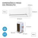 Ver imagem 3 de Ar Condicionado Split 18000 BTUS Inverter Ai Airvolution Frio Midea 42EFVCB18M5X38TAVCB18M5 - 220V