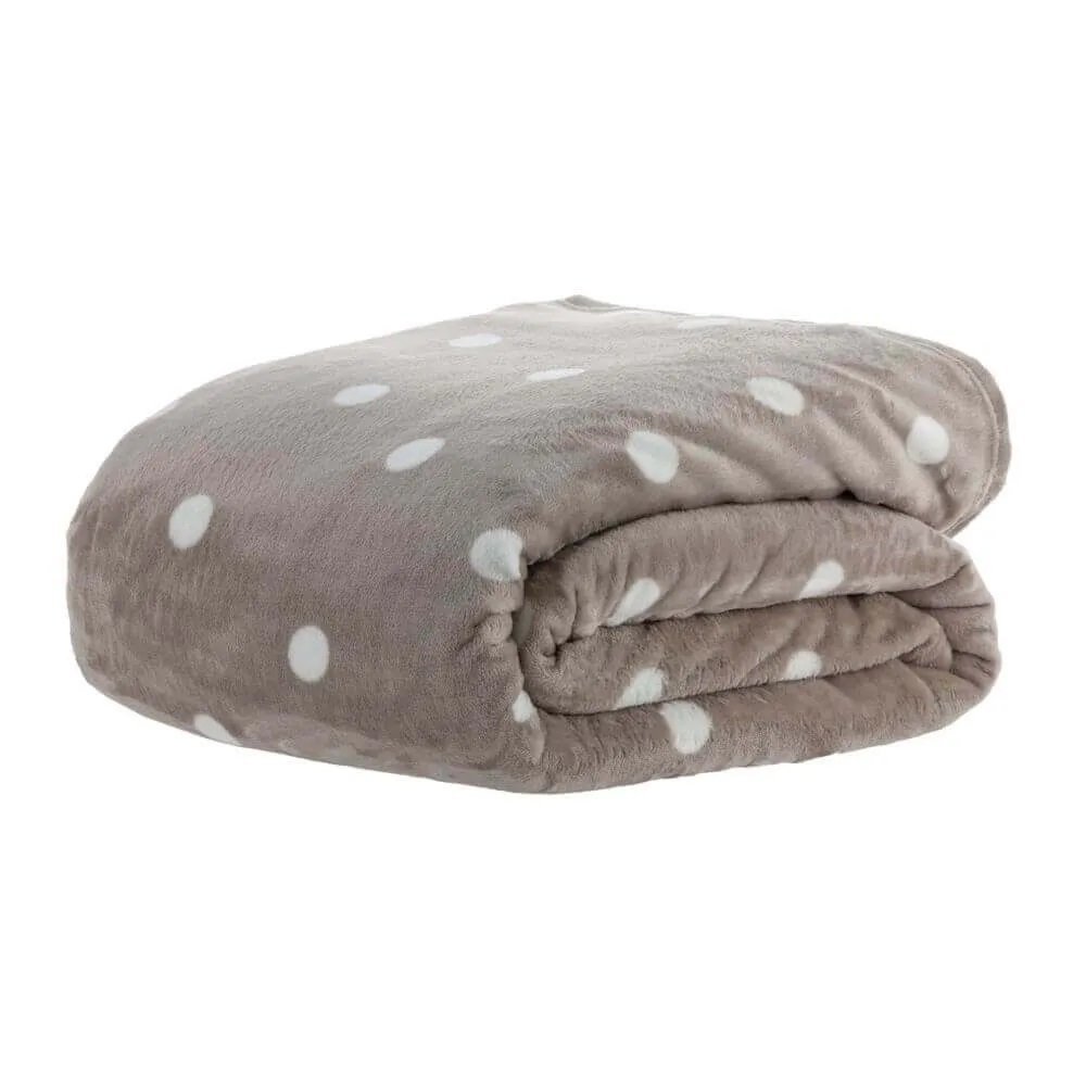 Cobertor Blanket Vintage Toque de Seda Estampado - Kacyumara - Ball Fend - Casal