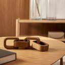 Ver imagem 4 de Escultura / Centro de Mesa Corrente em Madeira - Mart