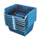 Ver imagem 2 de Cesto Azul Expositor Organizador de Objetos 10 Unidades