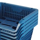 Ver imagem 4 de Cesto Azul Expositor Organizador de Objetos 10 Unidades