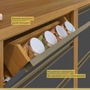 Ver mais imagens de Cozinha Modulada 5 Peças Ripado Baronesa  100% Mdf