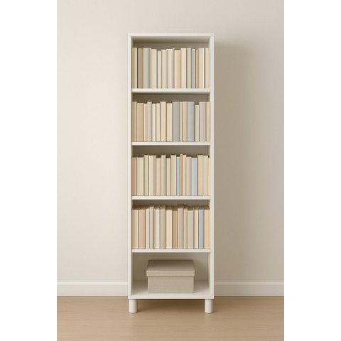 Estante Multiuso Livreiro 155cm 4 Prateleiras Mdf Branco