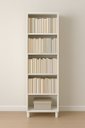 Ver imagem 1 de Estante Multiuso Livreiro 155cm 4 Prateleiras Mdf Branco
