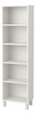 Ver imagem 2 de Estante Multiuso Livreiro 155cm 4 Prateleiras Mdf Branco