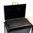 Ver imagem 2 de Churrasqueira Parrilla Bafo Média com Rodas Preto