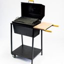 Ver imagem 1 de Churrasqueira Parrilla Bafo Média com Rodas Preto