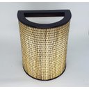 Ver imagem 6 de Arandela De Parede Rustica Meia Lua Em Madeira Interna