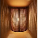 Ver imagem 2 de Arandela De Parede Rustica Meia Lua Em Madeira Interna