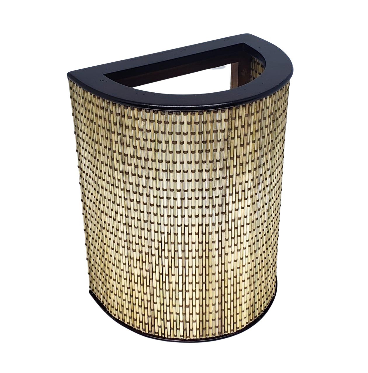 Ver imagem 7 de Arandela De Parede Rustica Meia Lua Em Madeira Interna