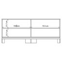 Ver imagem 7 de Bancada Rack para Tv até 55 Polegadas Jace Marrom Caemmun