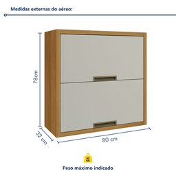 Cozinha Modulada 5 Peças Ripado Imperatriz 100% Mdf - 20