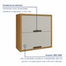 Cozinha Modulada 4 Peças Ripado Imperatriz 100% Mdf - 3