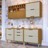 Cozinha Modulada 4 Peças Ripado Imperatriz 100% Mdf - 2
