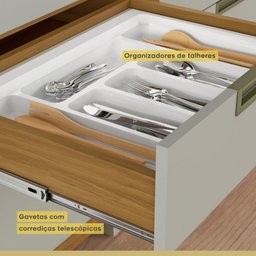 Cozinha Modulada 2 Peças Ripado Imperatriz 100% Mdf - 10