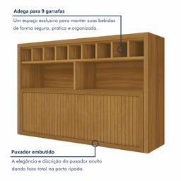 Cozinha Modulada 5 Peças Ripado Imperatriz 100% Mdf - 7