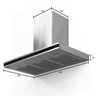 Coifa de Parede Mueller Plana 90cm 220V Inox Mcf0190G1 Mueller - 4