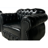 2 Poltronas Chesterfield Capitone Imperatriz - Corano Preto / Sala - Barbearia - Decoracao - Tv - Re - 2