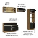 Ver mais imagens de Cozinha Completa 270012 com Armário e Balcão Rustic/preto