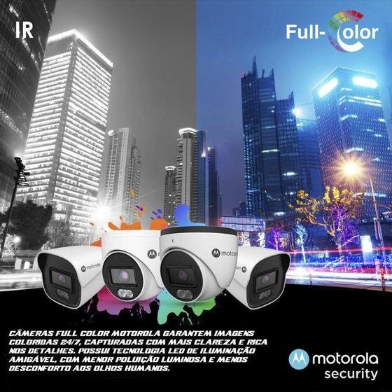 Câmera de Segurança Bullet Externa Full HD 1080p 2.8mm 20m Full Color Colorida Dia e Noite Motorola  - 4