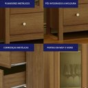 Ver imagem 4 de Cristaleira 2 Portas Vidro e Balcao Buffet 4 Portas Diamond Dtall