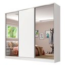 Ver imagem 4 de Guarda-roupa Casal 100% Mdf Madesa Royale 3 Portas de Correr com Espelho