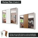Ver imagem 3 de Guarda-roupa Casal 100% Mdf Madesa Royale 3 Portas de Correr com Espelho