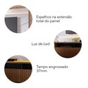 Ver imagem 2 de Estante Home Theater com LED para TVs até 70 Polegadas Marajó Colibri