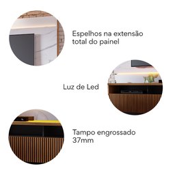 Estante Home Theater com LED para TVs até 70 Polegadas Marajó Colibri - 2 Estante Home Theater com LED para TVs até 70 Polegadas Marajó Colibri - 2