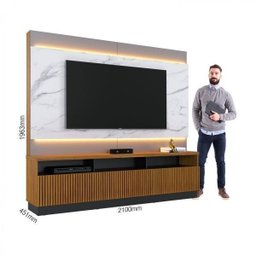 Estante Home Theater com LED para TVs até 70 Polegadas Marajó Colibri - 4 Estante Home Theater com LED para TVs até 70 Polegadas Marajó Colibri - 4
