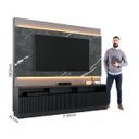Ver imagem 4 de Estante Home Theater com LED para TVs até 70 Polegadas Marajó  Móveis