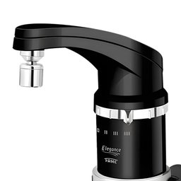 Torneira Elétrica Fame Elegance 4 Temperaturas Super Potente de Parede Preta 220V - 2