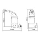 Ver imagem 3 de Torneira Elétrica Fame Elegance 4 Temperaturas Super Potente de Parede Preta 220V