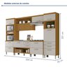 Cozinha Modulada 5 Peças Ripado Princesa 100% Mdf - 19