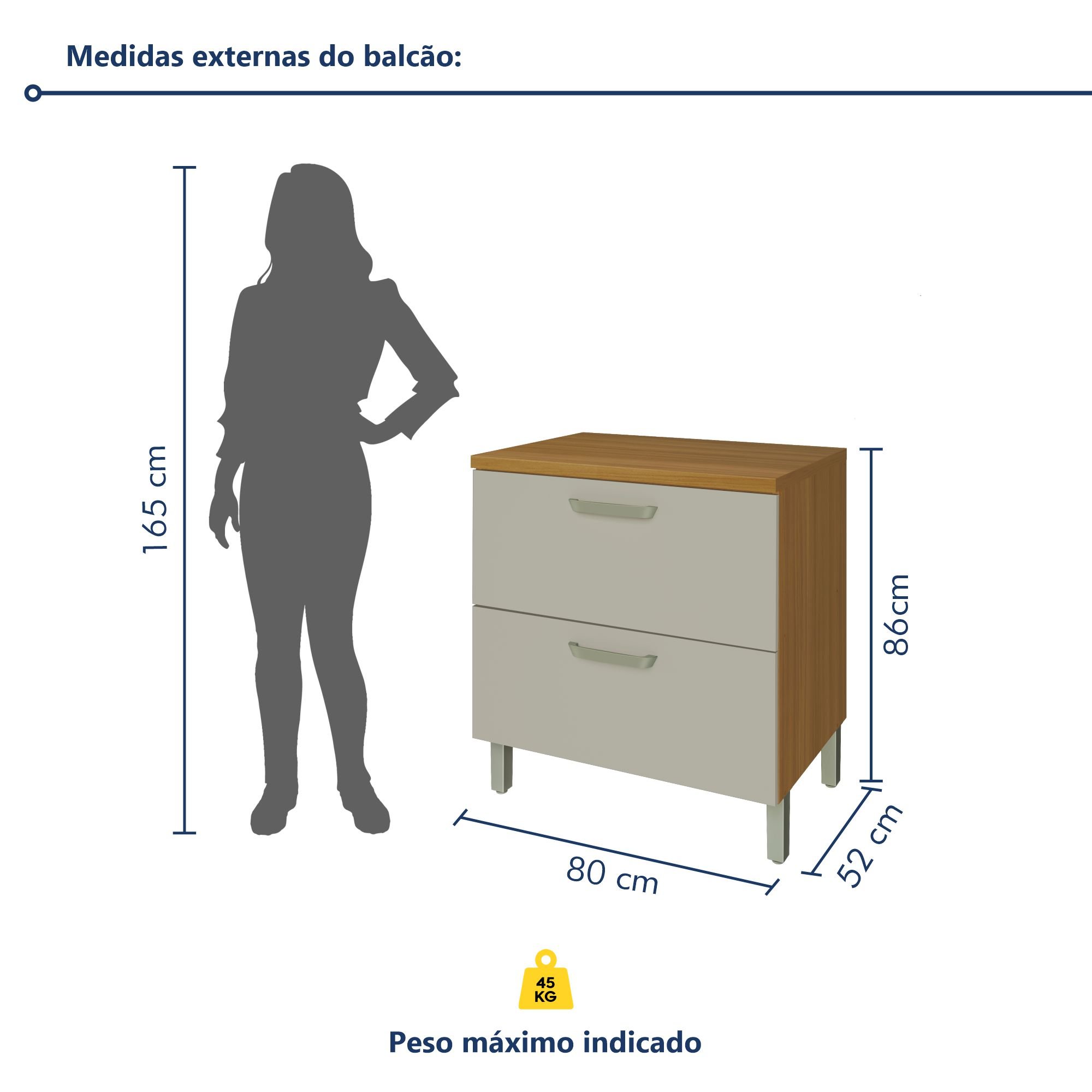 Cozinha Modulada 5 Peças Ripado Princesa 100% Mdf - 14