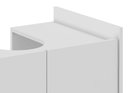 Ver imagem 5 de Gabinete Armário Banheiro Pia de Coluna Eccos Potenza Branco