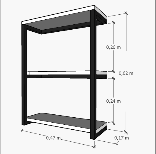 Toalheiro para Salão Mdf Branco - 3