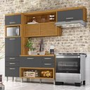 Ver imagem 2 de Cozinha Modulada 3 Peças Ripado Princesa Nesher 100% MDF