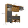 Cozinha Modulada 3 Peças Ripado Princesa Nesher 100% MDF - 17