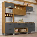 Ver imagem 2 de Cozinha Modulada 4 Peças Ripado Princesa 100% Mdf