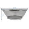 Escorredor Cozinha Inox Multiuso Redondo 25x10 - Prático e Versátil - 5
