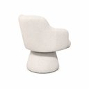Ver imagem 7 de Poltrona Jade Base Cone Fixa Linho Areia - Nexta Casa