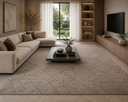 Ver imagem 1 de Tapete Bodrun Bege Decorativo - 3,00 x 4,00